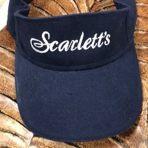 Miami’s Scarletts Cabaret visor NWOT in navy blue